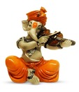 Earth Home Decor Ganesha Playing Sarangi