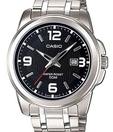 Casio Black Dial Steel Watch