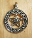 Designer Silver Inc. Silver & Blue Topaz Pendant
