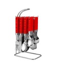 Elegante Red Cutlery Set - 25 Pcs