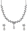 Oleva Dazzling Flower Shaped Necklace Set