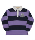 Unikid Mauve-Navy Stripes T-Shirt