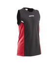 Kipsta EVO Tank Black Red Basketball Apparel