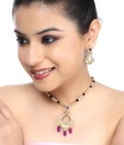 Kshitij Charming Ruby Necklace Set