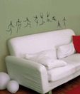 Plage Jumping Wall Sticker