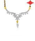 Sparkles Luxurious Diamond Studded Mangalsutra