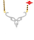Sparkles Alluring Diamond Studded Mangalsutra