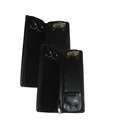 Essart 6-Key Holder With Zipper (Black) (pack of 2)