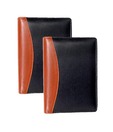 Essart Ring File For 120 Visiting Cards (Tan and Black) (pack of 2)