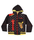 Fort Collins Black Hooded Jacket For Kids