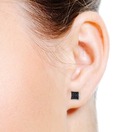 Revlis Rhombus Cluster Sterling Silver Stud Earrings