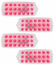 Polo Set of 4 Pink Ice Trays