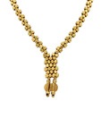 Crafts & Culture Golden Stone Neckpiece