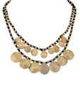 Craft & Culture Antique Golden Choker Necklace
