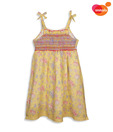 Unamia Cute Light Yellow Dress For Kids