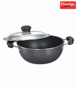 Prestige Omega Select Plus Aluminium 250 mm Flat Base Kadai