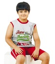 SDL By Sweetdreams Red & Grey Night Suit For Kids