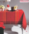 Freelance Verona Plaid Print Red Table Cover