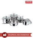 Vinod 5 Pcs Tuscany Cooking Pots With Lids