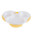 PiyoPiyo Slip Proof Three-Section Dining Plate