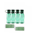 Polo Set of 4 Trendy Bottles & 2 Ice Trays
