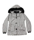 Fort Collins White Black Polka Dot Jacket For Kids