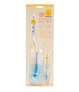 PiyoPiyo Nursing Bottle Brush-Blue & White