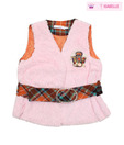 Isabelle Light Pink & Peach Designer Jacket For Kids