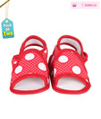 Isabelle Bubbly Red Infant Booties Pack of 2 For Kids