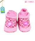 Isabelle Pretty Pink Infant Booties Pack of 2 For Kids
