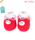 Isabelle Red Teddy Infant Booties Pack of 2 For Kids