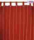 ARIANA Honey  Maroon Door Curtains