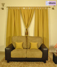 ARIANA Rose Beige Window Curtains