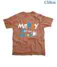 Clifton Rust Messy T-Shirt For Kids