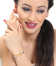 Agastya Trendy Red Stone Bracelet