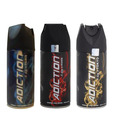 Adiction Men Deo (Paris, Rome, Tokyo)-Each 150 ml