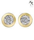 AG Stunning Diamond Solitaire Earrings