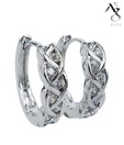 AG Stylish Diamond Bali Style Earrings