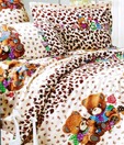 Angel Teddy Bears Single bed sheet Set