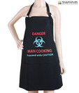 Swayam Black Casement Cotton Apron