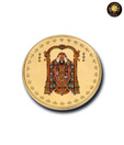 Aarya24kt Balaji Gold plated coin AR-CN-003