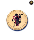 Aarya24kt Gold plated coin AR-CN-014