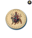 Aarya24kt Durga Maa Gold plated coin AR-CN-018