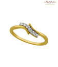 Avsar Gorgeous Gold & Diamond Ring
