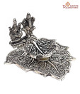 Aapno Rajasthan Antique Finish Metal Ganesha Laxmi Diya