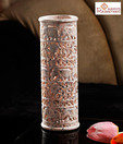 Aapno Rajasthan Finely Carved Cylindrical Vase