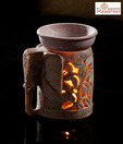 Aapno Rajasthan Elephant T-lite Holder With Oil Burner