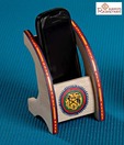 Aapno Rajasthan Hand Painted Mobile Stand in Wood