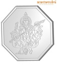 Anantamudra 50g 24 kt Certified Saraswathi Silver Coin In 999 Purity