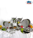 Big Home 42 Pcs Stainless Steel Dinner Set